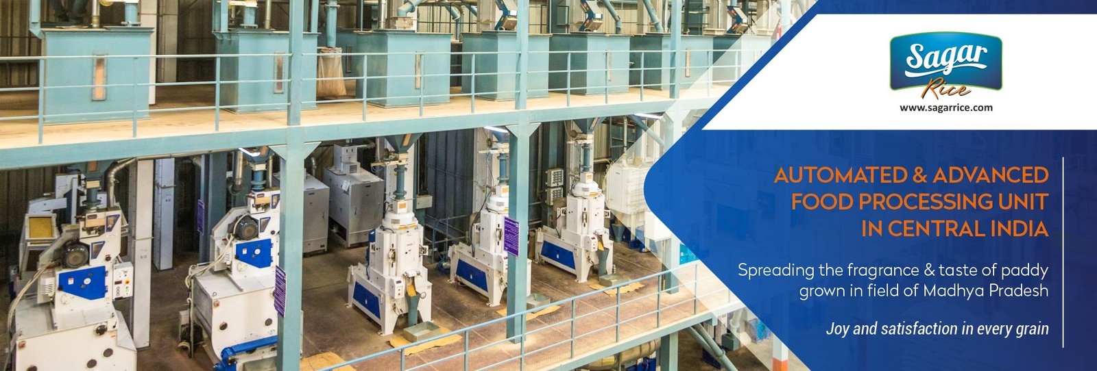 Automated rice processing unit by Sagar Rice